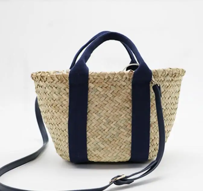 

wholesale straw summer bag pompon seagrass handbags and custom wholesale shopping bags for women