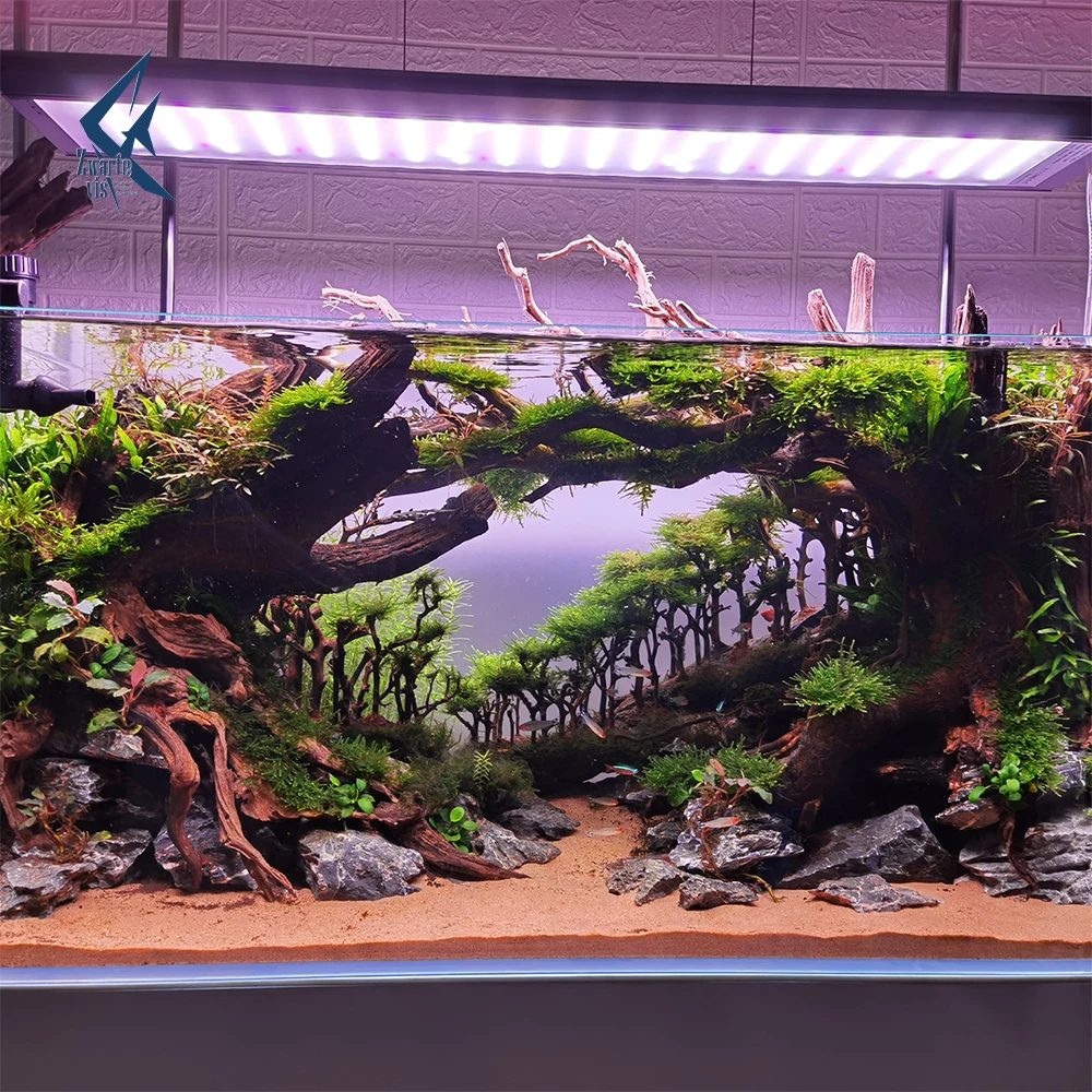 

120cm Grass Tank Grow Lights Aquarium Fish Tank Full Spectrum LED Lighting Lamp APP Dimmable Control