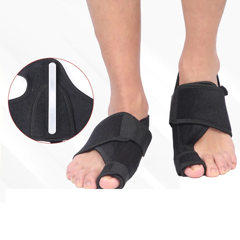 

Toes Straightener Treat Hallux Valgus Bunions Hammer Toe Separators, Black