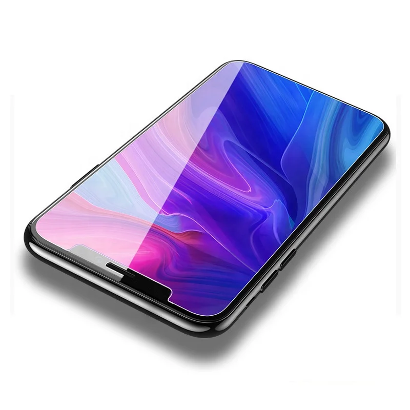 

Wholesale 9H Anti UV Shockproof Tempered Glass Screen Protector Film with Packing Box For iPhone 11