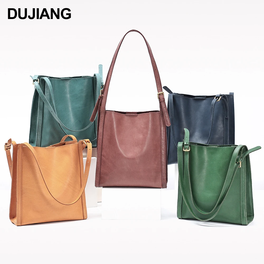 

Fashion Handbag and Purse Real Leather Sling Crossbody Tote Bag Genuine Leather Totes Shoulder Bag for Women Ladies, Yellow brown, green, sky blue, dark blue, red brown