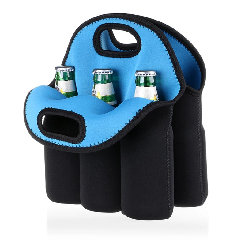 

Neoprene Portable Shock-resistant Beer Protective Cover Cans Beverage Bottle Sleeve Bags, Blue/purple