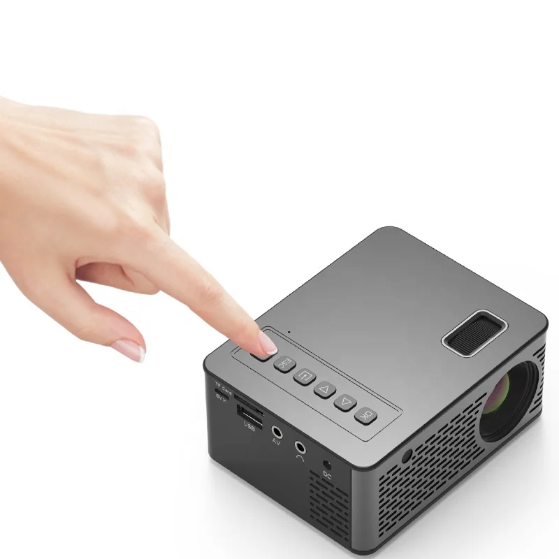 

UNIC UC28D Cheapest Mini Portable Projector Small LCD Proyector for Kids Home Education Entertainment & Gift HD Video Projector, Orange