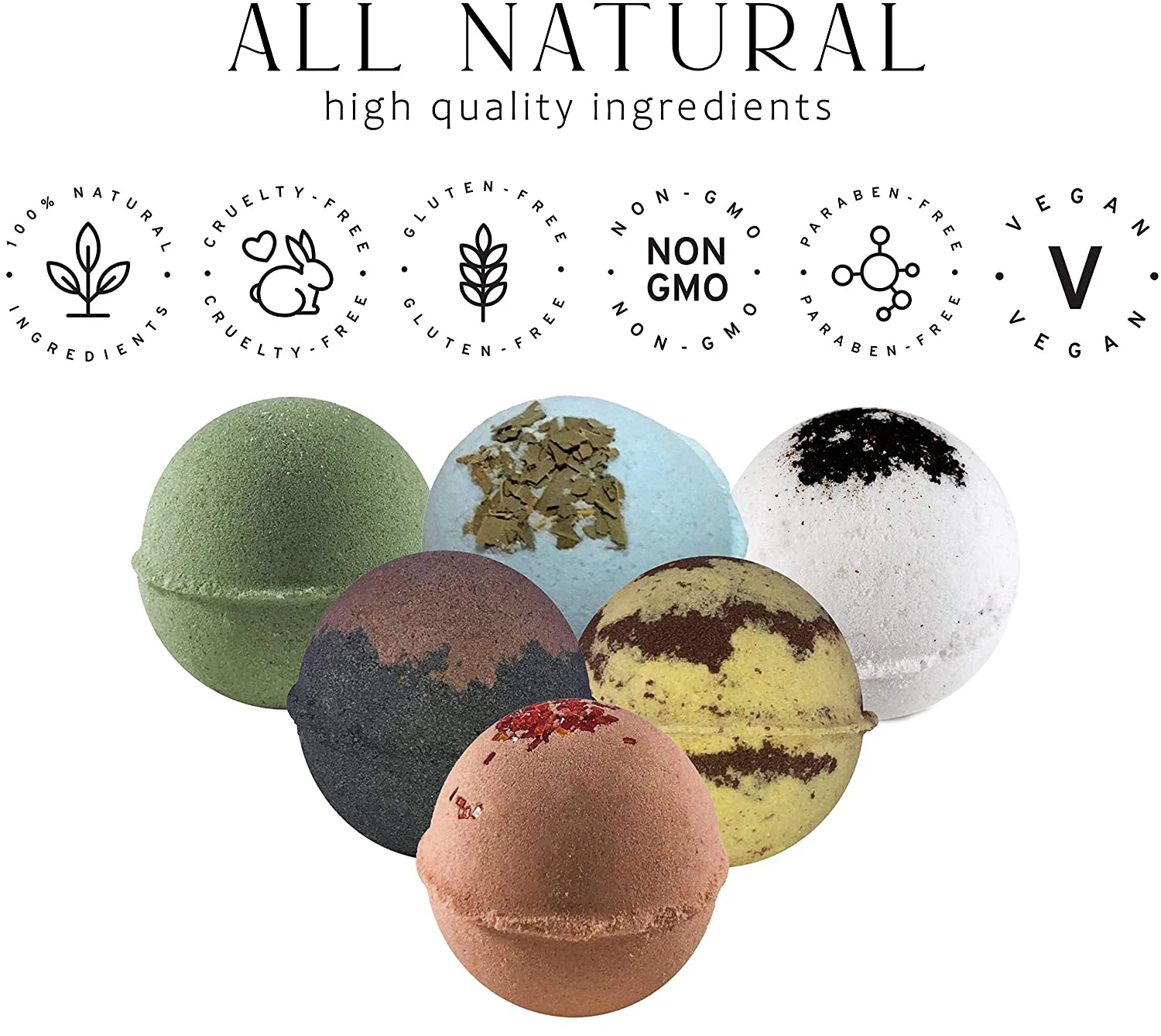 

Spot Wholesale Natural Organic Moisturizing Handcrafted Shower Balls in Various Shapes High Quality Raw Material Bath Bombs, Colorful