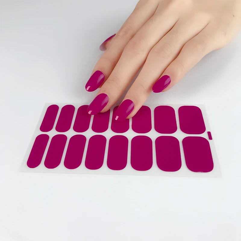 

Real Nail polish strips wholesale Nail wraps 2022 red nail sticker, Colorful
