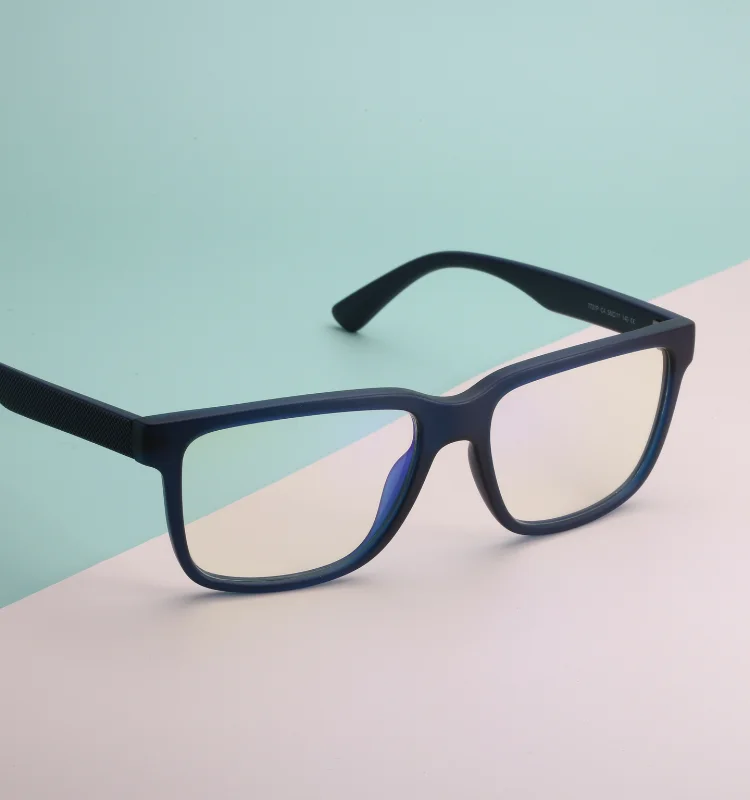 

7721P-BLB TR90 Big Frame Blue Light Blocking Glasses Computer Eyewear Anti Blue Light Glasses River Eyeglasses Frames, More options, see color selection