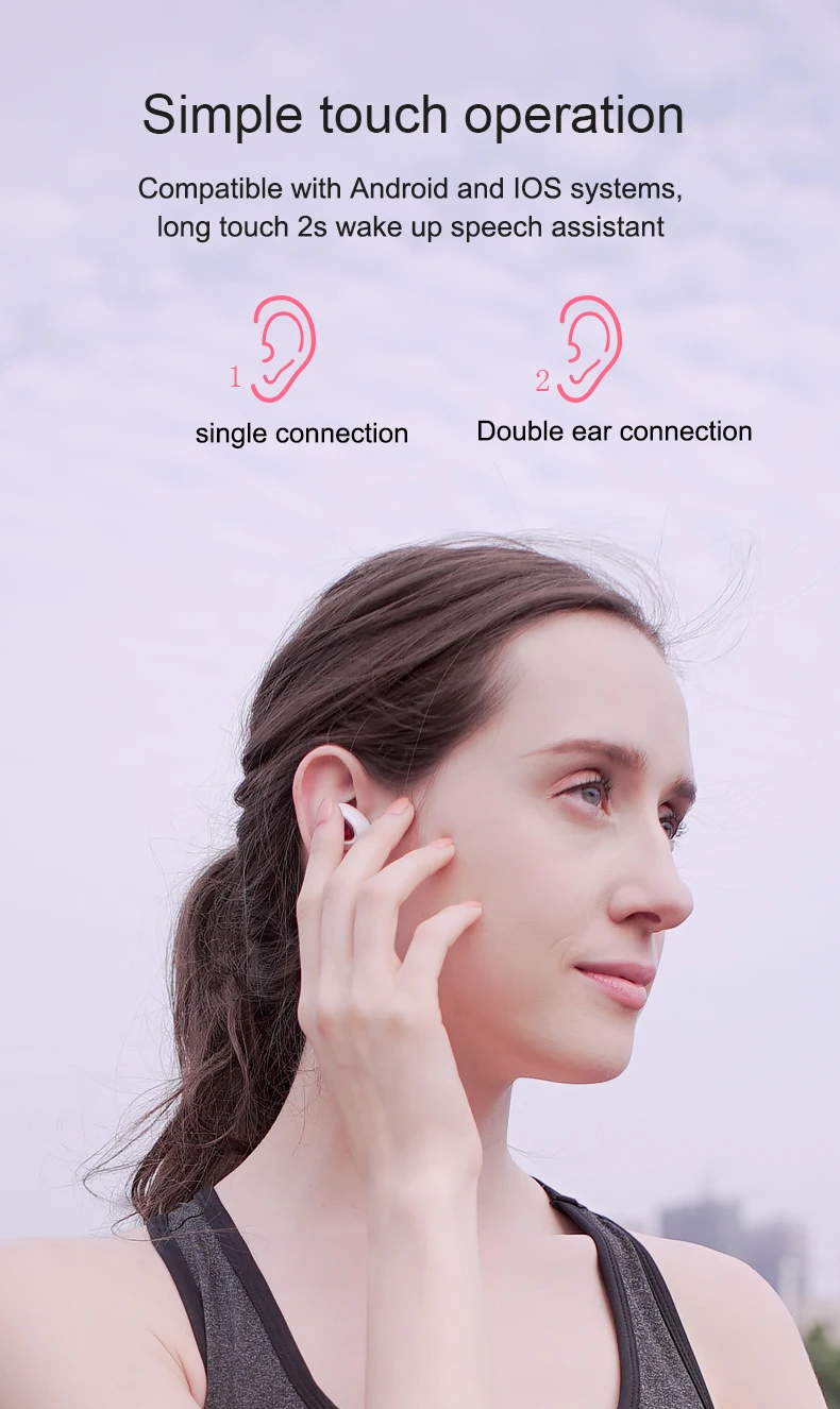 New design surround sound portable bluetooth V5.0 earphones TW10 magnetic charging headphone parts - ANKUX.COM