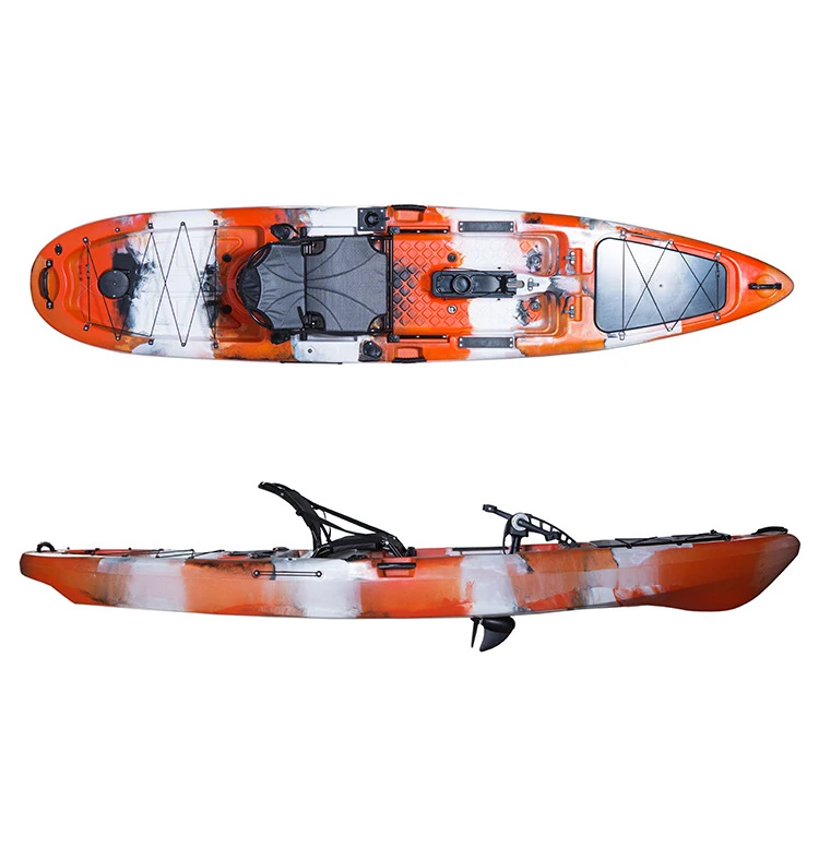 

3.9Meter Single fishing kayak sit on top pedal kayak (3960x843x399mm)