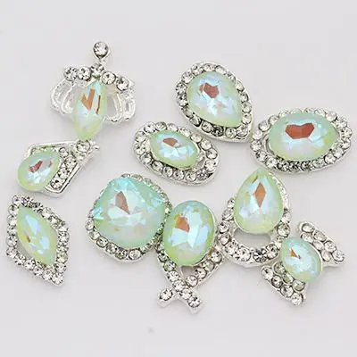 

K9 Glass Nail Art Products Beauty Wholesale Nails Peridot MI Decoration Rhinestones