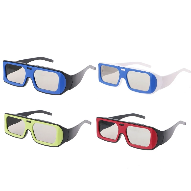 Dual Color Frame Circular Polarized Passive 3d Stereo Glasses For Real D 3d Tv Cinema Buy 3d