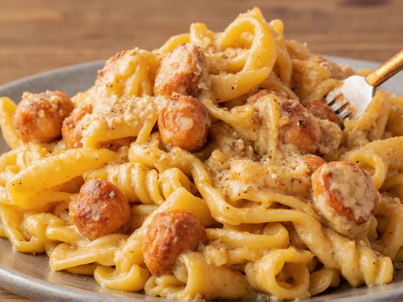 Perfect Italian Sausage Creamy Pasta Recipe in 25 Minutes