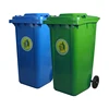 plastic standing garbage outdoor garbage waste trolley plastic recycling bin stacking container