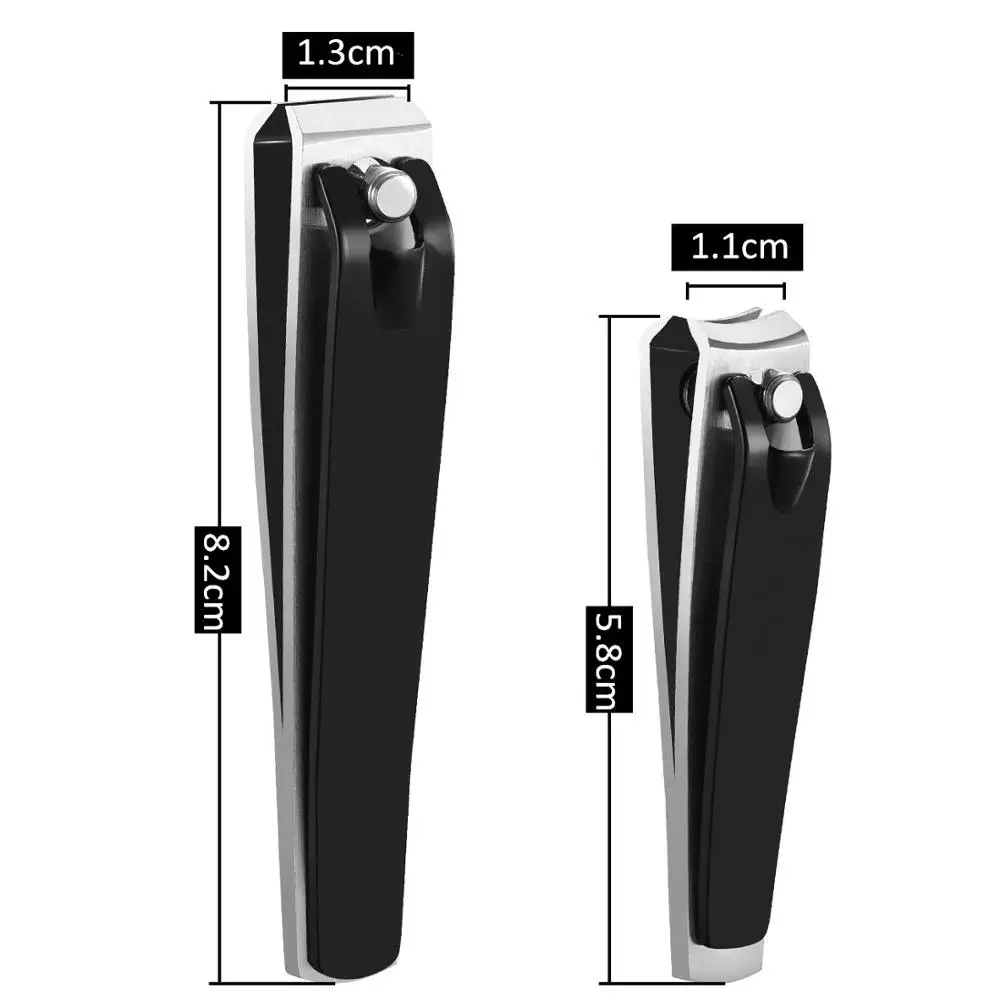 

Stainless Steel Amazon Best Selling Black Rimei Clipper Set Finger Nail Clipper