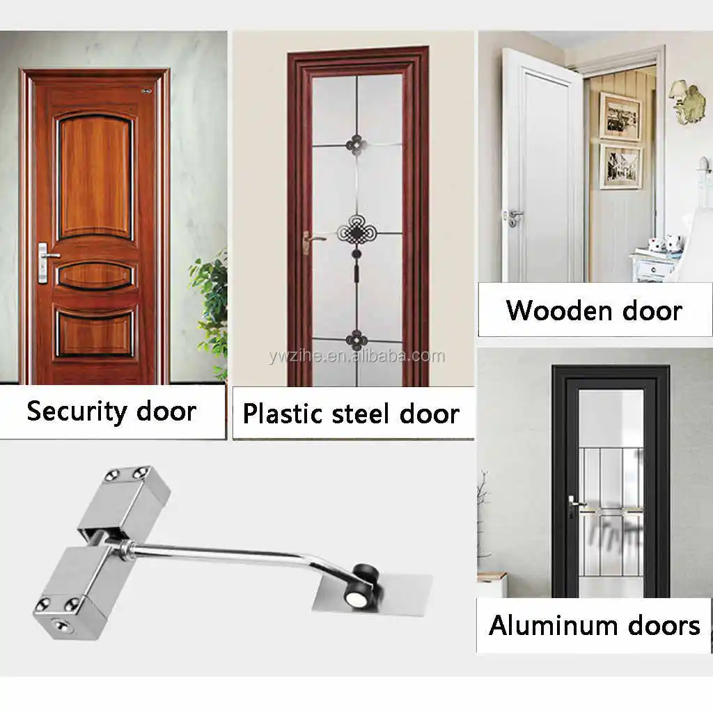 Adjustable Automatic Door Closer Strength Spring Door Closer Hinge Fire