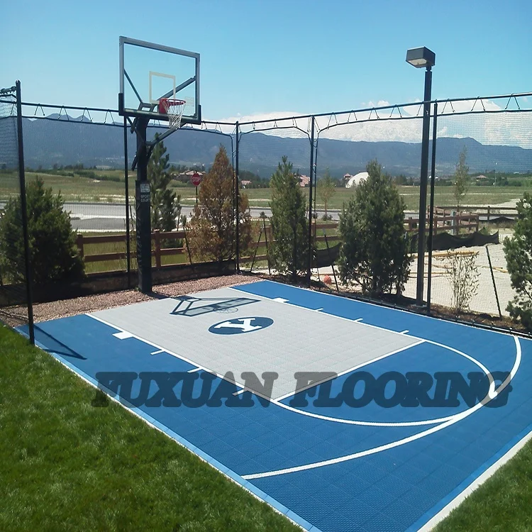 

20x20 feet outdoor basketball court tiles for backyard and residential use