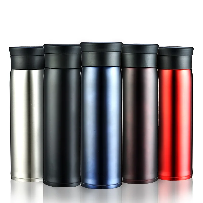

Stainless Steel Thermos Cup Fashion Vehicle Vacuum Business Gift Water Cup Outdoor Thermos Bottle Wholesale Lettering LOGO