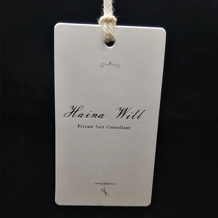 Custom Your Own Logo Clothing Pants Labels Gift Logo Tags Hand Brand Swing Hang Tags