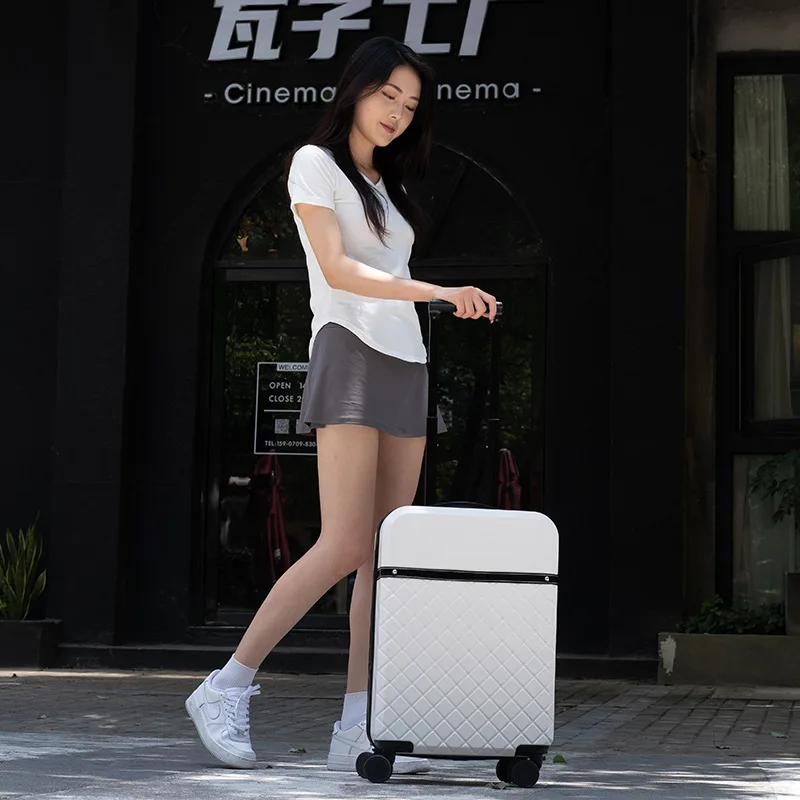 

24 Inch Travel Suitcase Roller Case Carry On Hand Cabin Traveling Case Luggage