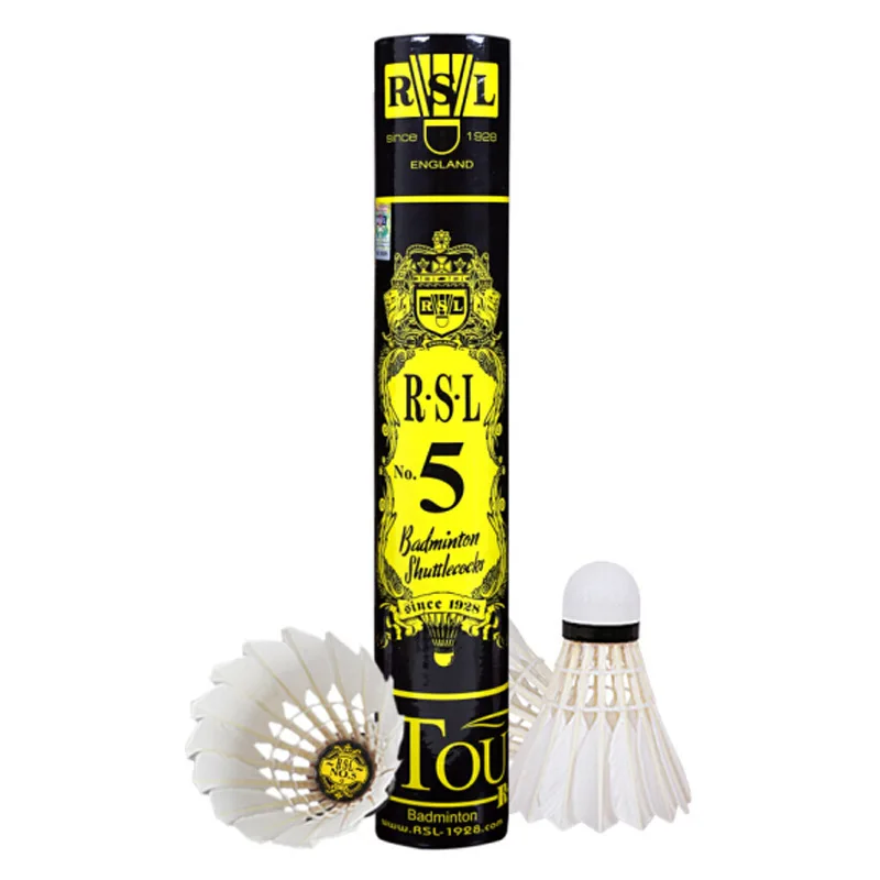

Genuine Rsl Badminton Shuttlecock No.4 No.5 No.6 No.7 High Quality Duck Feather Shuttlecock Badminton Ball