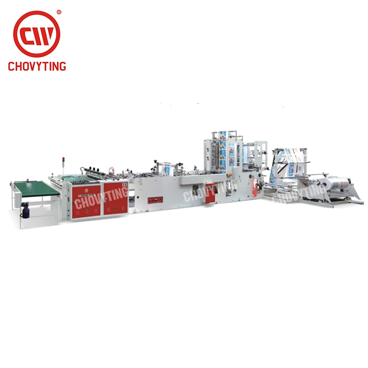 
PE/PP automatic plastic slider zipper zip lock bag making machine zipper zip pouch making machine price 