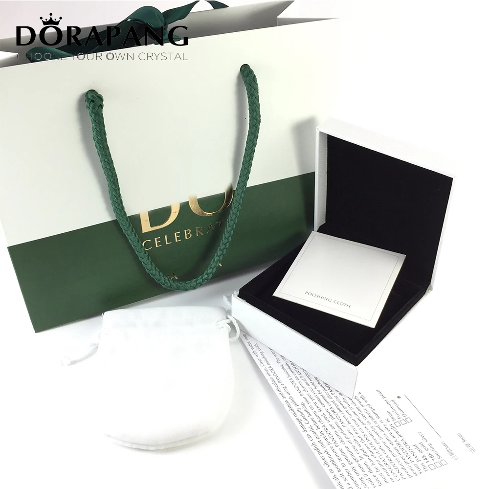 

2021 NEW Original Box and Bag bracelet & ring & earring Christmas jewelry gift bag necklace bangle gift box set, Customized