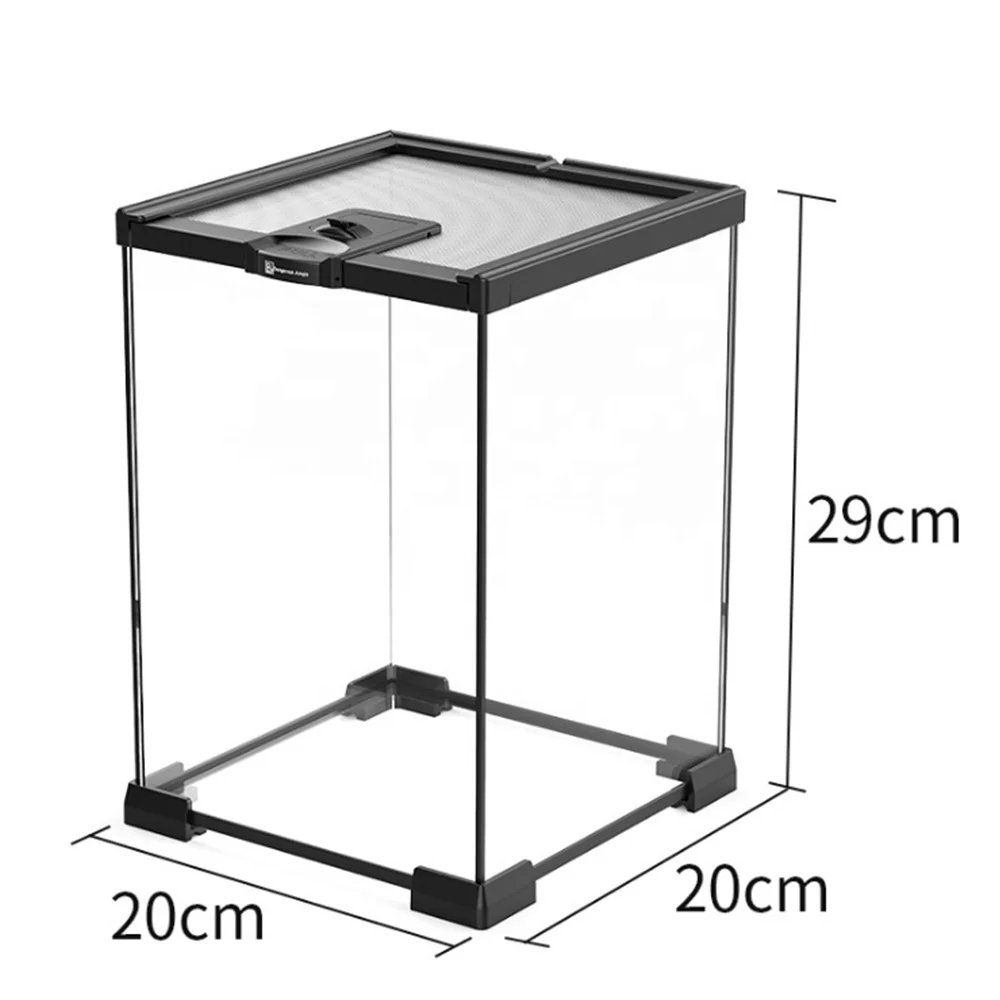 

Reptile Glass Terrarium Cage for Frog Chameleon