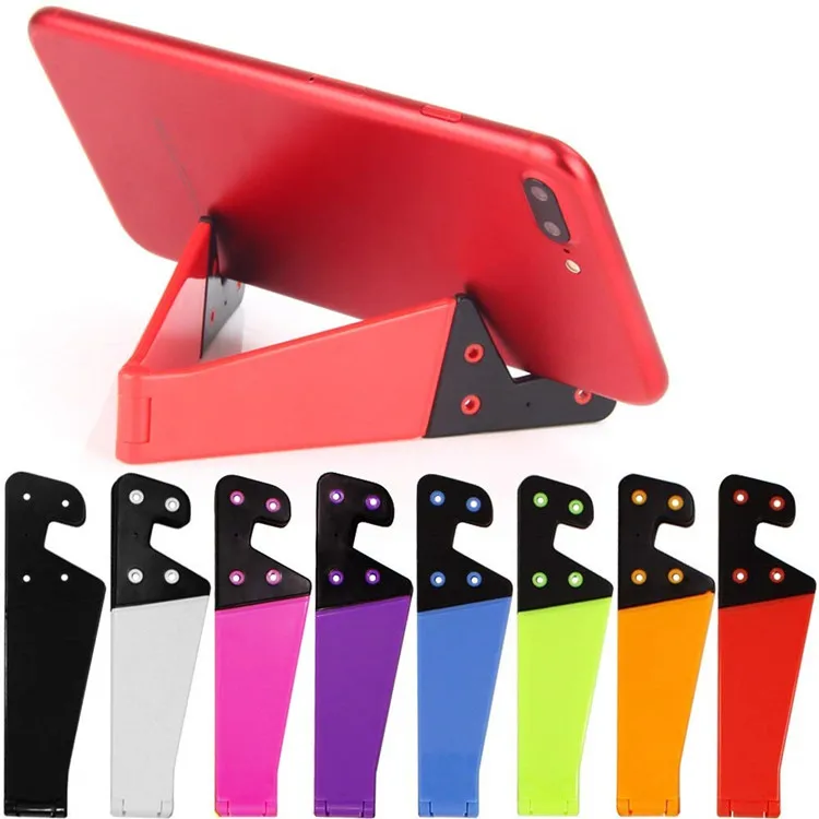 

Folding bracket v shape foldable mobile phone holder stand