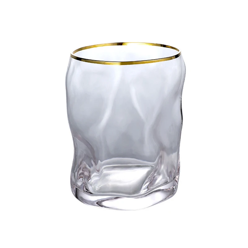 

420ml/14oz Whiskey Glass Cup Wholesale Bar Accessories Hand Blown Drink Shot Whisky Glass Cups, Clear/colorful