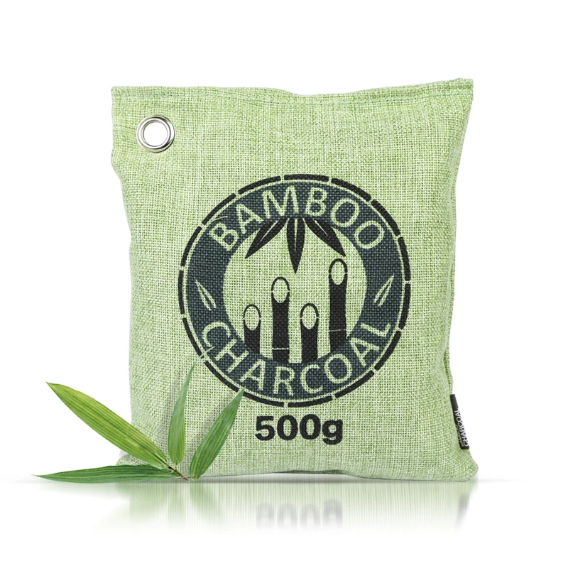 

500g Big Size Activated Bamboo Charcoal Air Freshener Bag For Car House Pets