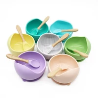 

Food Grade Baby Feeding Tableware Food Silicone Baby Bowls