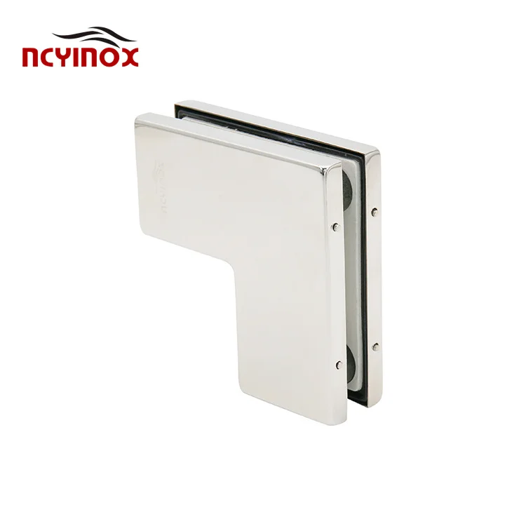 Stainless Steel Frameless Glass Door Patch Durable Aluminum Alloy Patch Fitting Glass Sliding Door Fittings