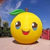 Advertisement inflatable lemon model, inflatable happy face for event