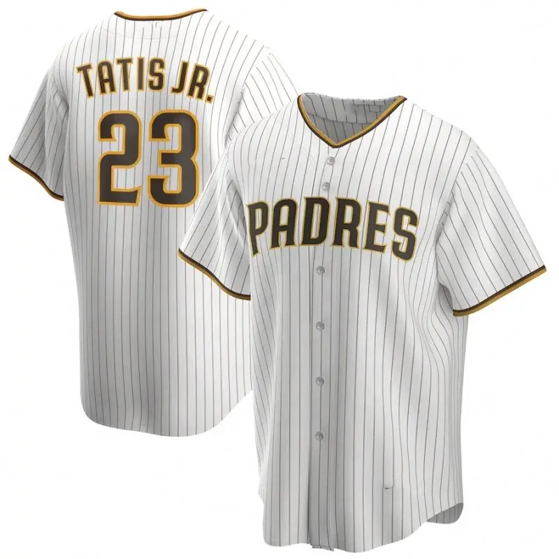 

2021 Latest Wholesale China Cheap San Diego Best Quality Stitched Baseball Jerseys Customize Padres 23 Tatis Jr. All Star Jersey