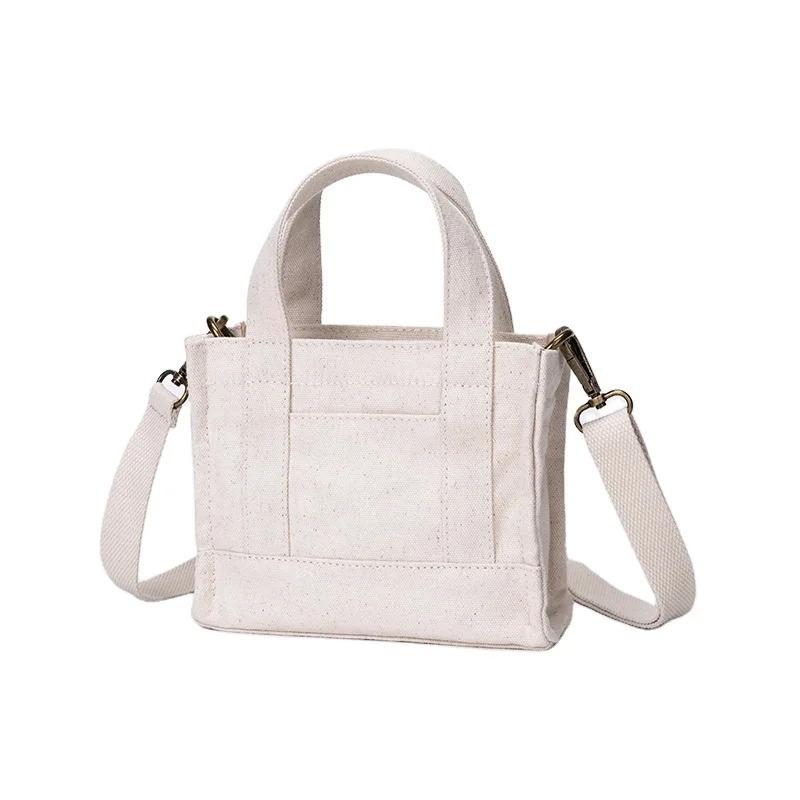 

Factory Cheap Price Handbag Women Mini Bags Crossbody Shoulder Sling Handle Tote bag Ladies Canvas Bag with customize logo