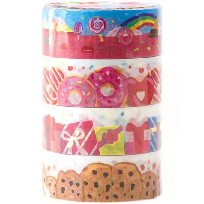 

Pressure Sensitive Kraft Paper Diy Hand Account Washi Tape Wholesale Kawaii Waterproof Packaging Washi Tape