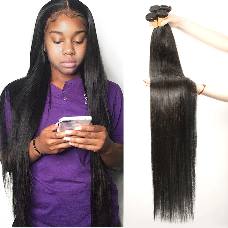 

Hot Beauty 10"-30" Straight Natural Hair Human Hair For Sale Brazilian Hair Extensions, #1b natural black, raw virgin hair