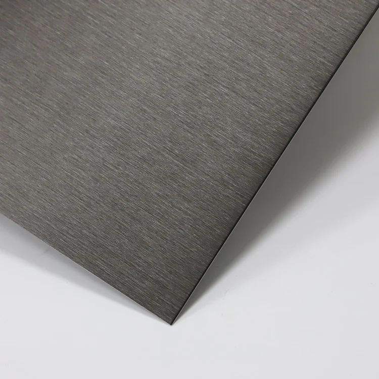 
201 304 316l Gold Metal Hairline Brushed Finish Stainless Steel Sheet 
