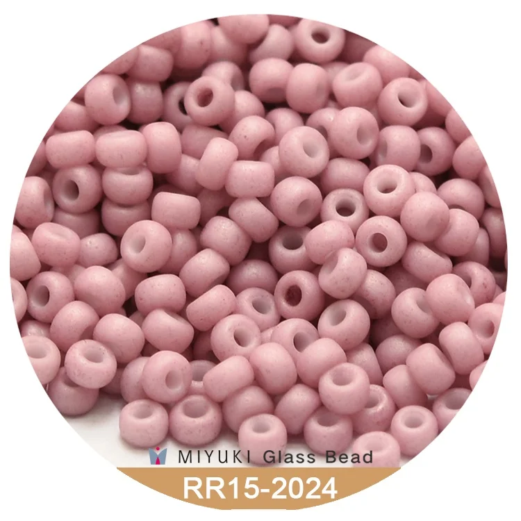 

Miyuki Round Rocailles 15/0 Beads 1.5 mm [19 Color Frosted Dyed Second Series ]10g pack, As picture