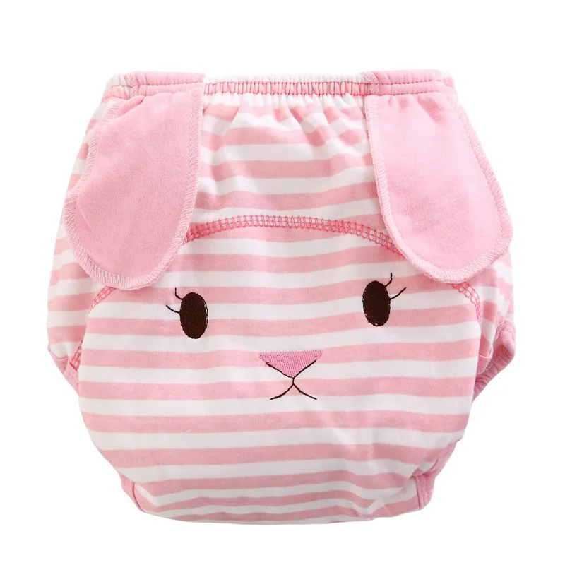 

Washable Reusable Cotton Nappies Toddler Potty Baby Training Pants, Animal