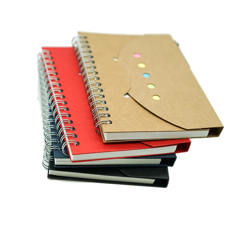 
2021 Factory manufacture custom kraft spiral notebook with logo 