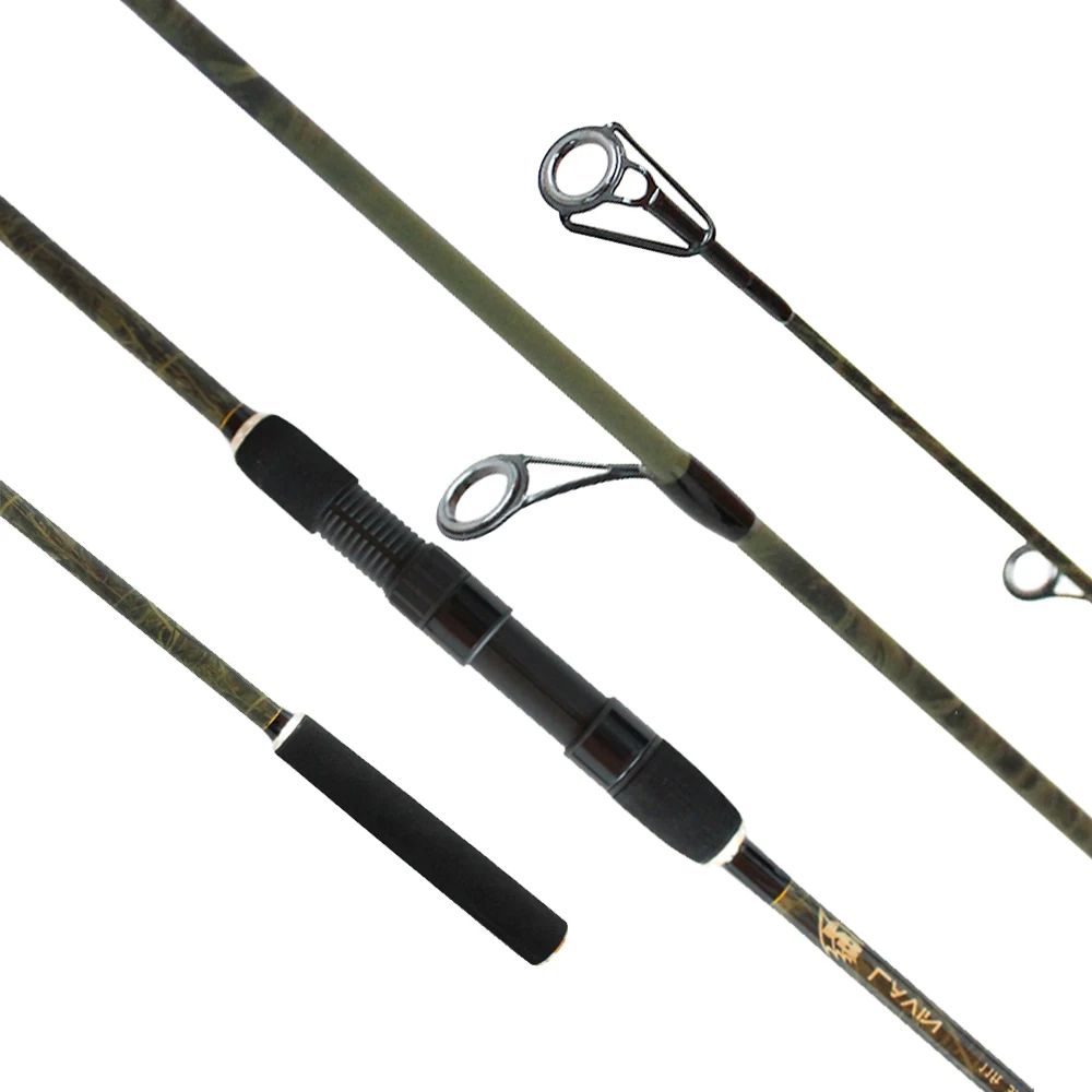 

Newbility 24T high carbon spinning fishing rods 2 section camouflage 9ft fishing rods