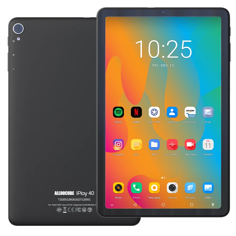 

Alldocube iPlay 40 10.4 inch Tablet 4G LTE Call Tablet 2K Screen 8GB RAM 128GB ROM Unisoc T618 Octa-core Android 10 Tablet PC