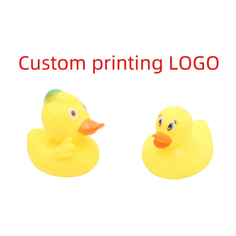Bath Duckling Cartoon Cute Little Yellow Rubber Duck Shower Float