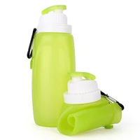 

320ML Mini Size Portable Flexible BPA Free Collapsible Silicone Sports Water Bottle