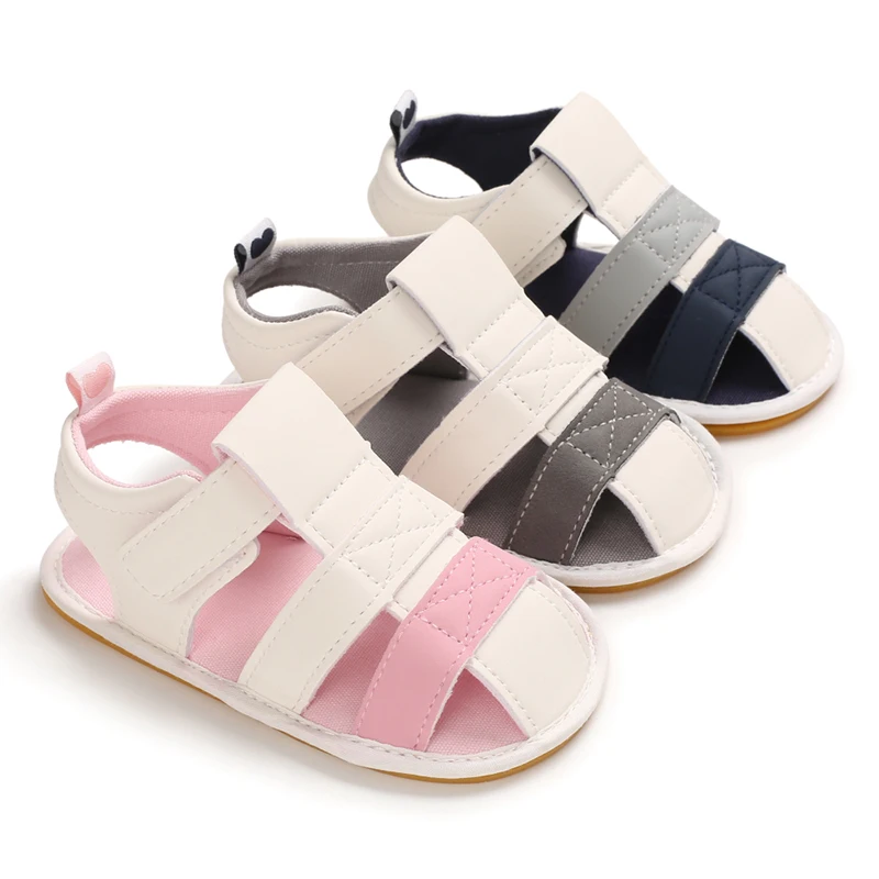 

Baby shoes 0-1 year male and female baby hollow sandals non-slip soft rubber-soled toddler shoes