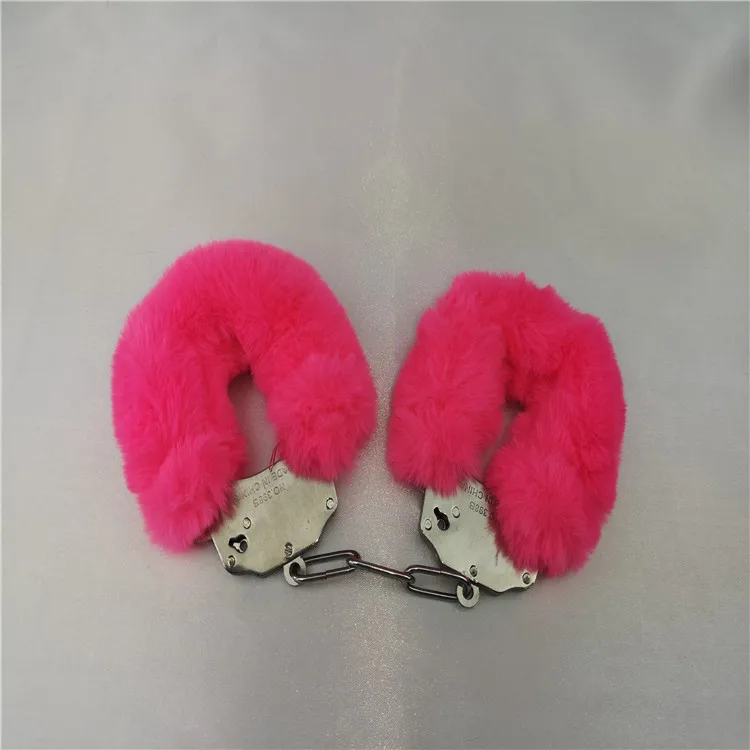 Hot China Products Wholesale Woollen Style Furry Handcuffs Erotic Play