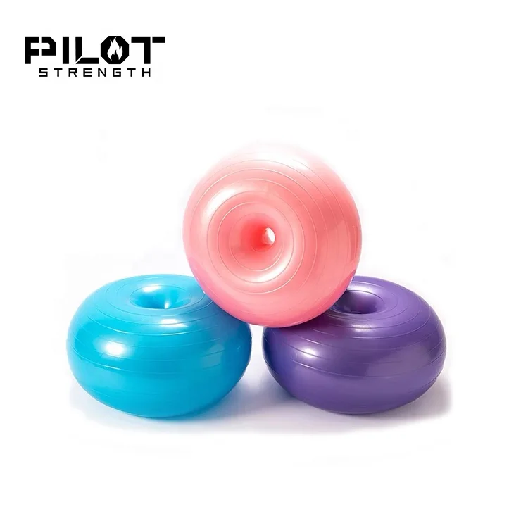 

PILOT SPORTS Doughnut Yoga Ball Flexible Seating Classroom Furniture Exercise Ball For At The Gym Or Home, Customized