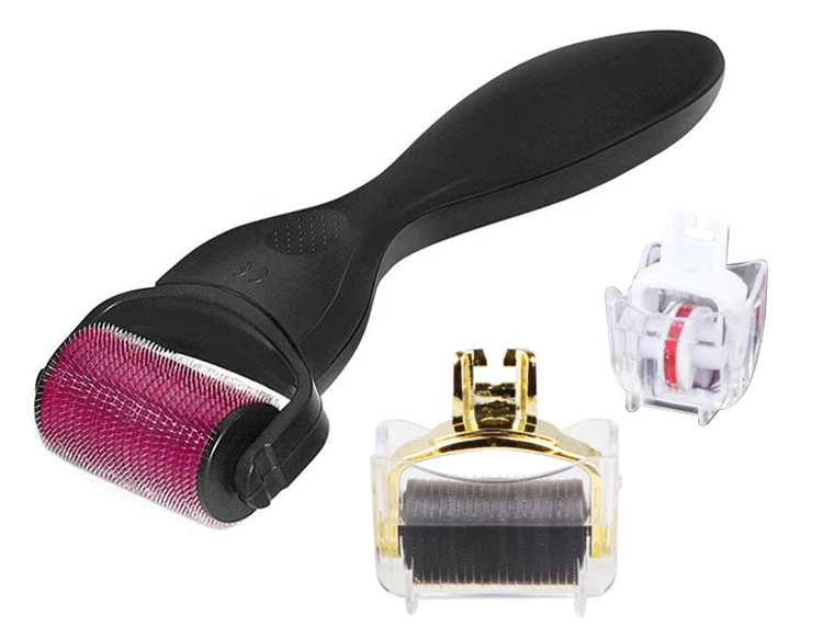 Hot sale Skin Beauty Care Tool 180 600 1200 Needles 3 in 1 derma roller Microneedle Dermaroller 3 in 1 for face/body