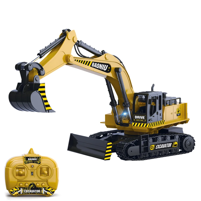 kid toy rc excavator