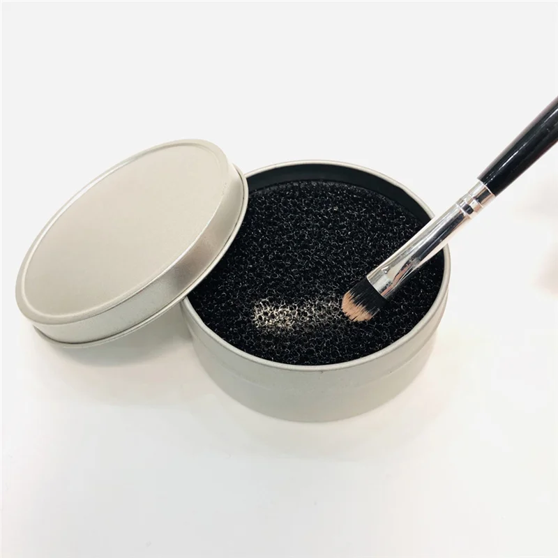 

2019 Factory Direct Sale Customized Logo With Tin Box For Liquid Shampoo Natural Transparent Makeup Brush Cleaner